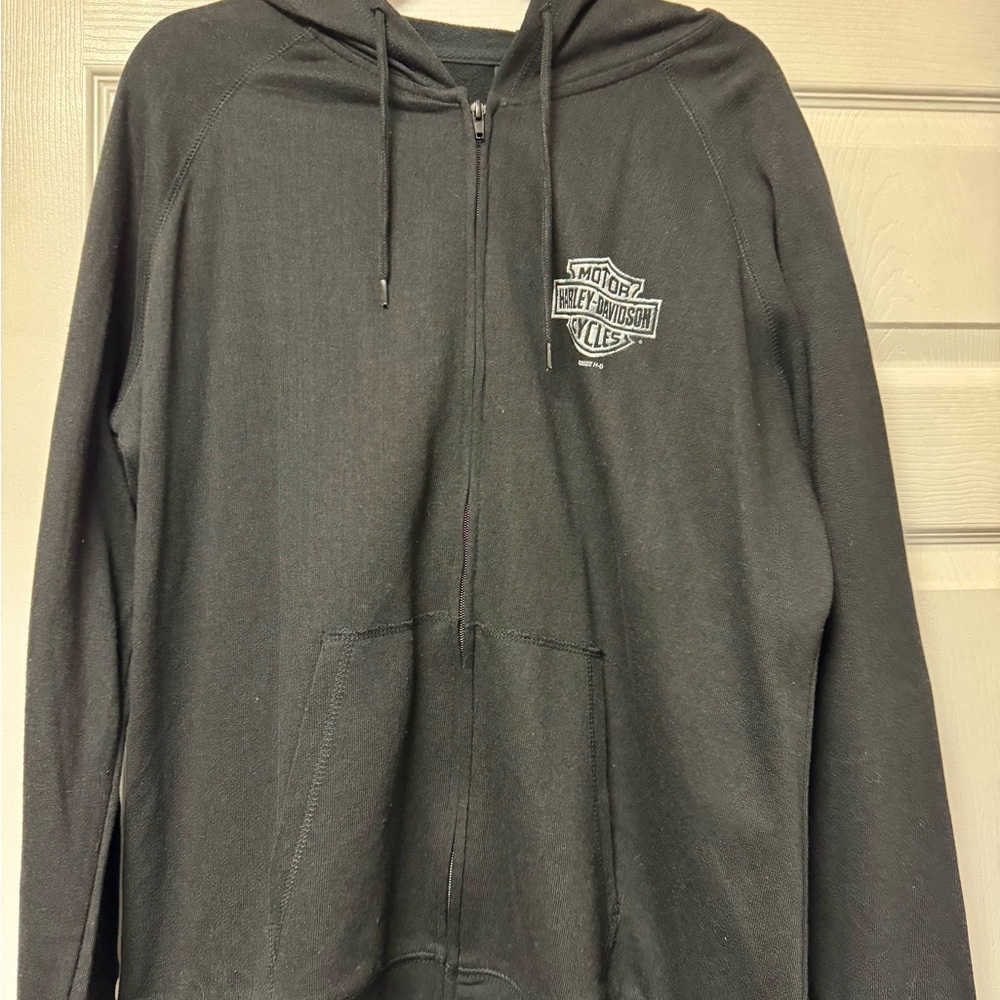Harley-Davidson Black Zip-Up Jacket Women’s XXL NWT